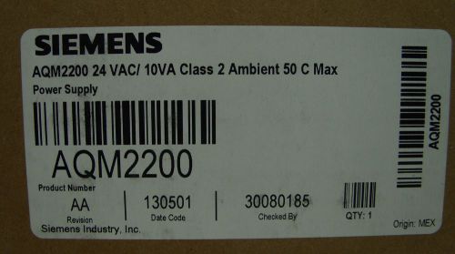 SIEMENS - HVAC P/S POWER SUPPLY MODULE - AQM2200 *NEW*