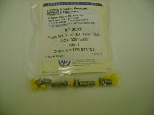 New Scientific Products HPLC part #XF-368X,Flngls Sys FlushNut 1/8&#034; ,10/pk