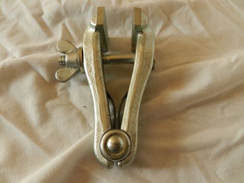 HAND VISE STEEL HAND HELD CLAMP HANDLE UNIVERAL WORK HOLDER STEEL GERMANY