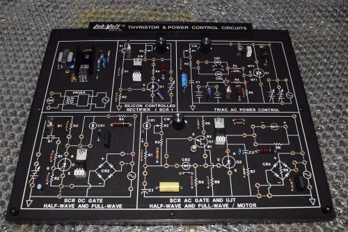 Lab Volt Trainer Board FACET 91011-20 Thyristor &amp; Power Control Circuit Board