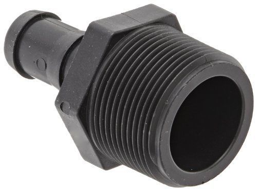 Banjo HB125-075 Polypropylene Hose Fitting, Adapter, 1-1/4&#034; NPT Male x 3/4&#034;