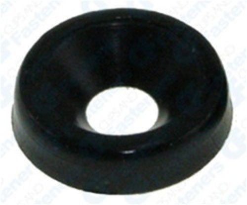 50 #10 Nylon Finishing Washers - Black Clipsandfasteners Inc