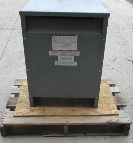 Square D Sorgel 15T3H 15 KVA Transformer 480-208Y/120