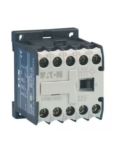 EATON XTMC9A10T Miniature Contactor, IEC, 24VAC, 3P, 9A