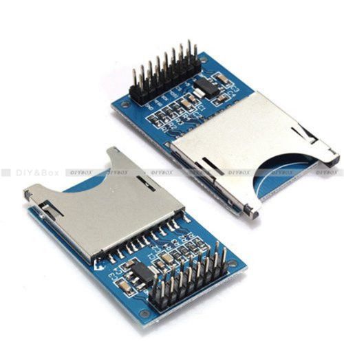 5pcs read &amp; write sd card module slot socket reader adapter f arduino arm mcu for sale