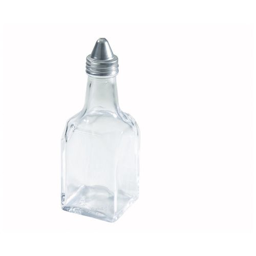 Winco g-104, 6-ounce glass oil or vinegar cruet, 1 dozen for sale