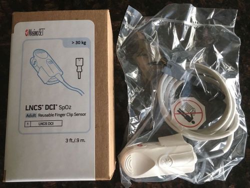 Genuine Masimo LNCS DCI Pulse Cable Pulse SPO2 Adult Sensor, New NIB