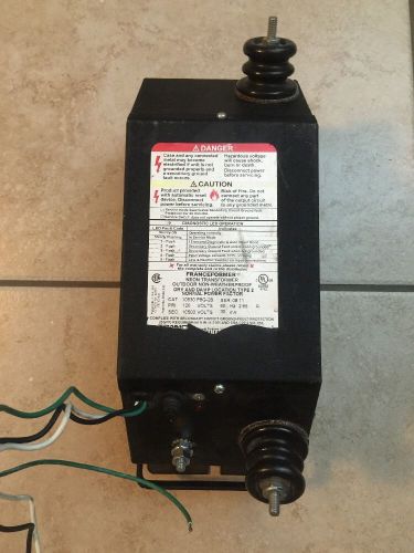 Franceformer 10500v neon transformer outdoor type 2 normal power 120v 2.65a for sale