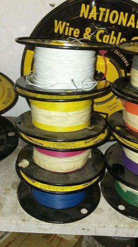 UL1015 AWG 26/7 MIL W 16878   P/N B 7346 - 8 type BU  500 ft spools