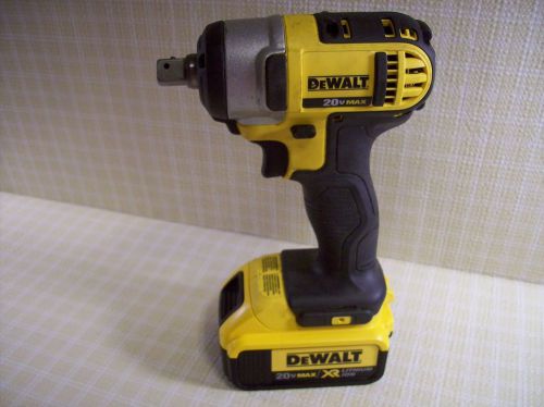 NICE DeWALT DCF880 20V 1/2&#034; Impact Wrench &amp; 4.0 Ah Li-Ion Battery SHIPS FREE!!