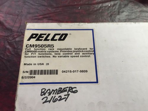 Pelco cm9595 r5 rack mount keyboard for sale