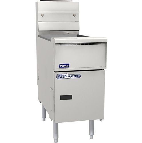 Pitco ssh75 supreme high efficiency fryer gas 75lb oil capacity for sale