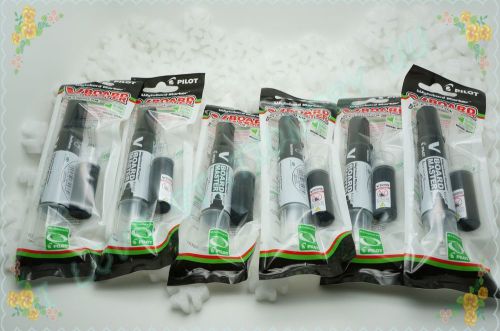 Pilot v board master whiteboard marker wbma-vbm-m 6 piece / black for sale