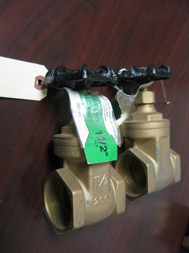 LDR 002 1117 Heavy Duty Gate Valve 1 1/2&#034;