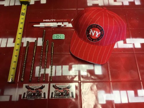 HILTI DRILL SDS PLUS SET, L@@K, NICE SET, SET OF 5, FREE EXTRAS, FAST SHIP