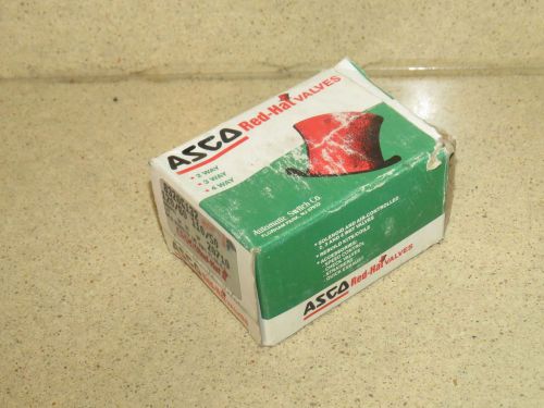 RED-HAT ASCO 8320G132 SOLENOID VALVE (RH4) NEW