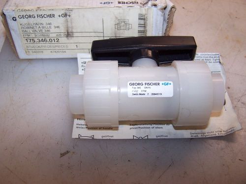 NEW GEORGE FISCHER  1/2&#034; PVDF BALL VALVE 175.346.012  D20 DN15