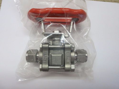 Swagelok ss-63ts8-jk ball valve, reinforced ptfe seats 1/2 in. for sale