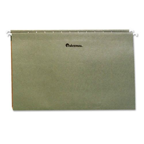 Universal 1&#034; Capacity Box Bottom Hanging File Folders - UNV14151 25/Box Green