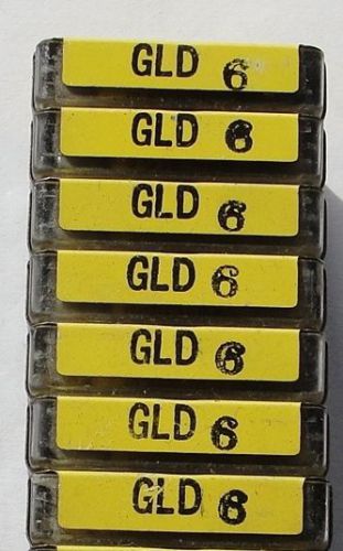 GLD-6 - QTY 2 FUSES - NEW BUSSMANN BUSS