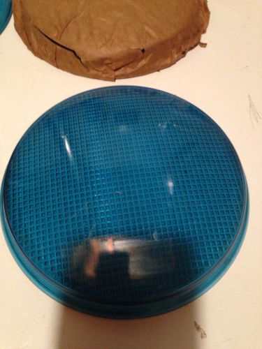 6-pc  6&#034;blue Glass Len cover light new