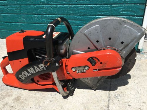 DOLMAR CONCRETE SAW - PC7314 Makita Gas Powered Cut-Off Saw Runs Great!