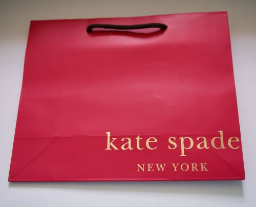 Kate Spade Speciality Store Paper Shopping Gift Bags 7.75 x 9.75 NEW
