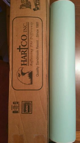 25&#034; X 10 YDS 425 HARTCO SANDBLAST FILM FOR WOOD GLASS PLEXIGLASS TILE AVONITE