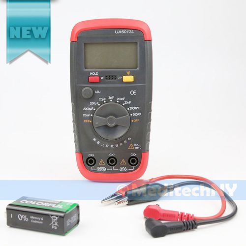 New! genuine auto range ua6013l digital capacitor capacitance tester meter oem for sale