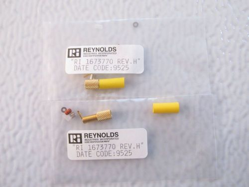 TELEDYNE/REYNOLDS HIGH VOLTAGE CONNECTOR 1673770 rev &#034;H&#034; - 2pcs