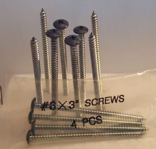 25 Lbs.of 8 X 3” EXTERIOR WOOD SCREWS