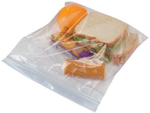 Interplas czpp20305 2 mil high clarity zip lock bags, polypropylene plastic, 5&#034; for sale