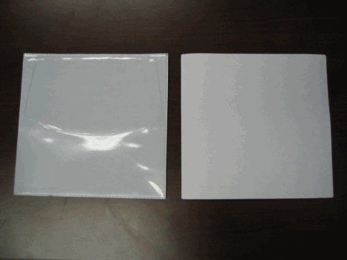 100 NEW PP JEWELPAK CD SLEEVES W/ADHESIVE BACKING V5