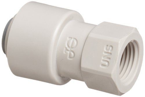 John Guest Acetal Copolymer Tube Fitting, Tap Adaptor, 1/4&#034; Tube OD x 7/16&#034;-24