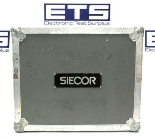 Siecor Electronic Equipment Flight Road Case w/ Handle &amp; Wheels 22x17.75x14.75