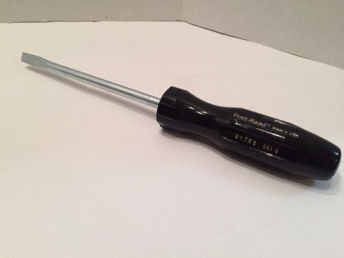 Pratt-Read Screwdriver # 81758 5/16 x 6 Heavy Duty MADE IN USA