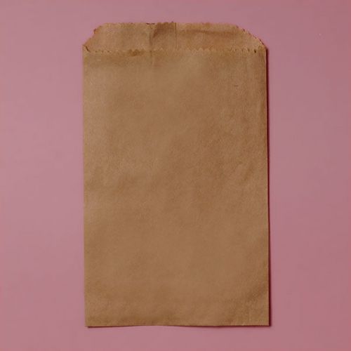 5&#034; x 7.5&#034; Brown Kraft Paper Merchandise Bags