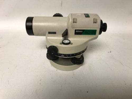 NIKON AC-2s 24 POWER MAGNIFICATION AUTO LEVEL IN CASE