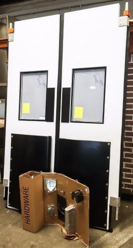 Chase doors std 30&#034;w x 92&#034;h durulite standard double swinging traffic doors for sale