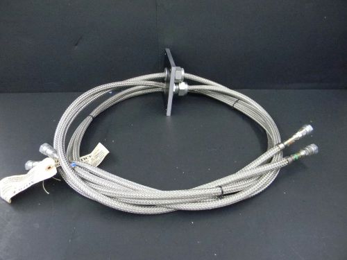 Cti cryogenics flex hose cryo line (2) sections pcc cryocooler cold end for sale