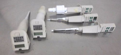 R133551 lot (5) rainin edp3 edp electronic pipetter pipettes for sale