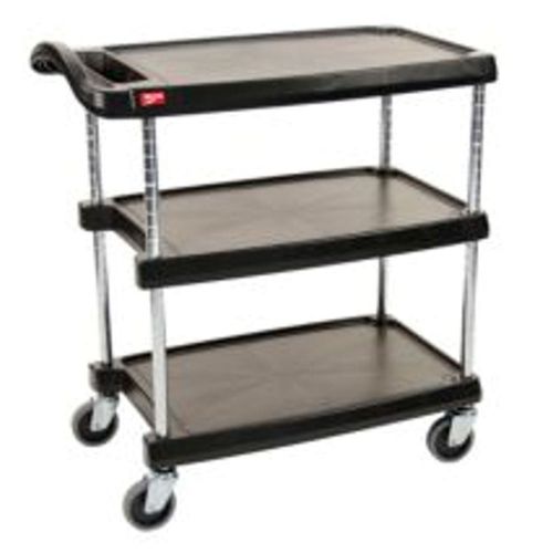 Metro Polymer myCart 3-shelf Black - 28&#034; x 40&#034;x 36-5/8&#034;H