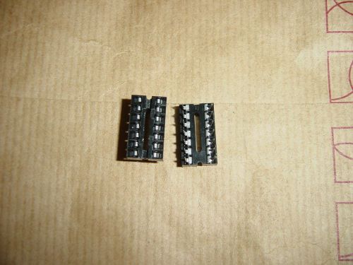 14-pin DIP IC SOCKETS SOLDER TYPE 4/PKG