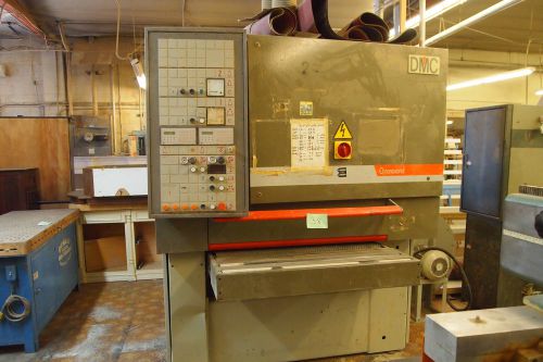 1996 43&#034;  dmc chronosand cn110/2 2-head wide belt sander(woodworking machinery) for sale