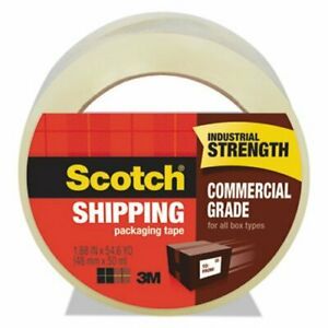 Scotch 3750 Commercial Grade Packaging Tape, 1.88&#034; x 54.6yds, 3&#034; Core (MMM3750)