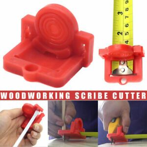 Cut Drywall Tool Guide Tape Measure Attachment for Woodworking Scribing Cutting