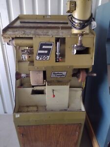 Sutton S-750 finisher, shoe repair, shoe making machine