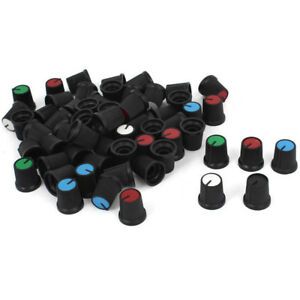 10PCS AG3 15X17mm Face Plastic For Rotary Taper Potentiometer Hole 6mm Knob P fs