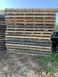 150 5’x10’ heavy duty wood pallets