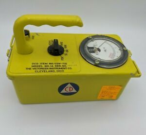 Victoreen OCD CDV-715 Radiation Detector Survey Meter Model 1A Civil Defense